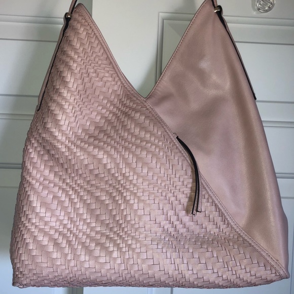 INC International Concepts Woven Pink Shoulder Bag - Picture 4 of 8